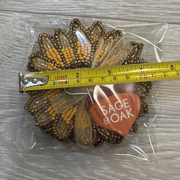 NWT [Set of 4] 4.5” Sunflowers Fall Autumn Coasters - Picture 2 of 3